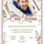 Convite Interativo Casamento Rose
