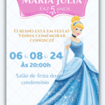 Convite Digital Cinderela