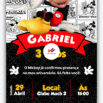 Convite interativo Mickey