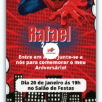 Convite Digital Homem Aranha