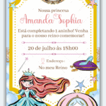 Convite Digital Cinderela