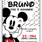 Convite Digital Mickey