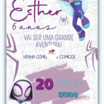 Convite Digital Spider Woman