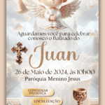 Convite interativo Batizado