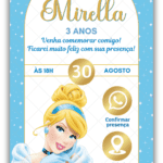 Convite Interativo Cinderela
