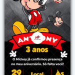 Convite Digital Mickey