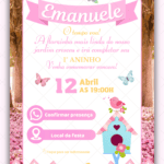 Convite Interativo Jardim Encantado