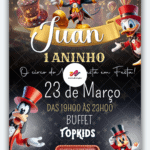 Convite digital Mickey Circo