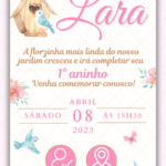 Convite Interativo Jardim Encantado