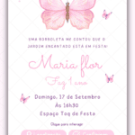 Convite Interativo Jardim Encantado