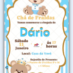 Convite Digital Chá de Bebê