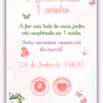 Convite Interativo Jardim Encantado