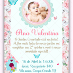 Convite Digital Jardim Encantado