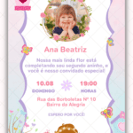 Convite Digital Jardim Encantado