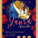 Convite Interativo A Bela e a Fera