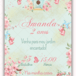 Convite Digital Jardim Encantado
