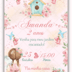 Convite Digital Jardim Encantado