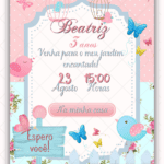 Convite Digital Jardim Encantado