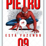 Convite Interativo Homem Aranha