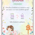 Convite Digital Jardim Encantado