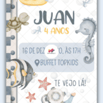 Convite Virtual Fundo do Mar