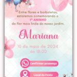Convite Interativo Jardim Encantado