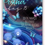 Convite Interativo Jardim Encantado