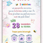 Convite Interativo Jardim Encantado