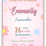 Convite Interativo Jardim Encantado