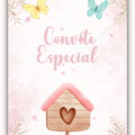 Convite Animado Plus Jardim das Borboletas