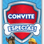 Convite Animado Patrulha Canina