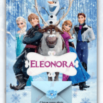Convite Interativo Gold Plus Frozen