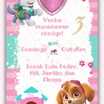 Convite Digital Patrulha Canina