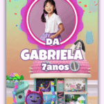 Convite Animado Casa Mágica da Gabi