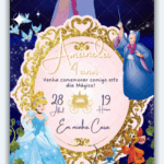 Convite Animado Cinderela