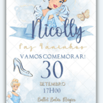 Convite Animado Cinderela