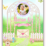 Convite Interativo Gold Jardim Encantado