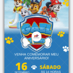 Convite Digital Patrulha Canina