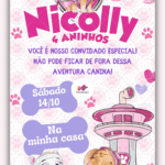 Convite Animado Patrulha Canina