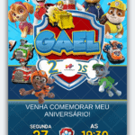 Convite Digital Patrulha Canina