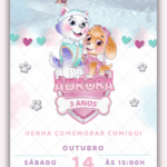 Convite Animado Patrulha Canina