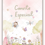 Convite Animado Plus Jardim Encantado