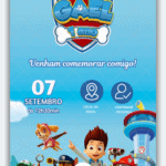 Convite interativo Patrulha Canina