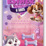 Convite Interativo Patrulha Canina