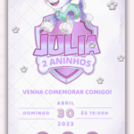 Convite Interativo Patrulha Canina