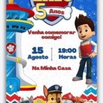 Convite Digital Patrulha Canina