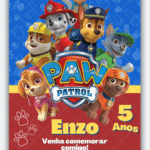 Convite Digital Patrulha Canina