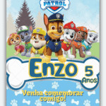 Convite Digital Patrulha Canina