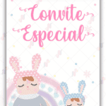 Convite animado Bonecas Metoo