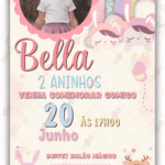 Convite interativo Bonecas Metoo